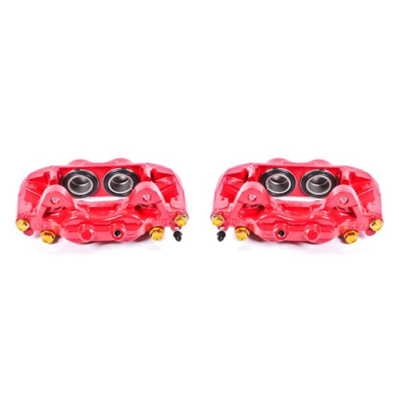 Power Stop 01-07 Toyota Sequoia Front Red Calipers w/o Brackets - Pair - eliteracefab.com