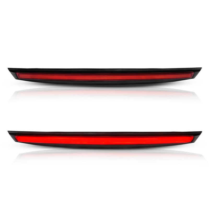 ANZO 2007-2014 Chevrolet Suburban 1500 LED 3rd Brake Light Black Housing Red Lens w/ Spoiler 1pc - eliteracefab.com