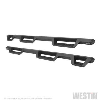 Westin 07-18 Chevrolet Silverado 1500 CC 5.5ft Bed HDX Drop W2W Nerf Step Bars - Tex. Blk