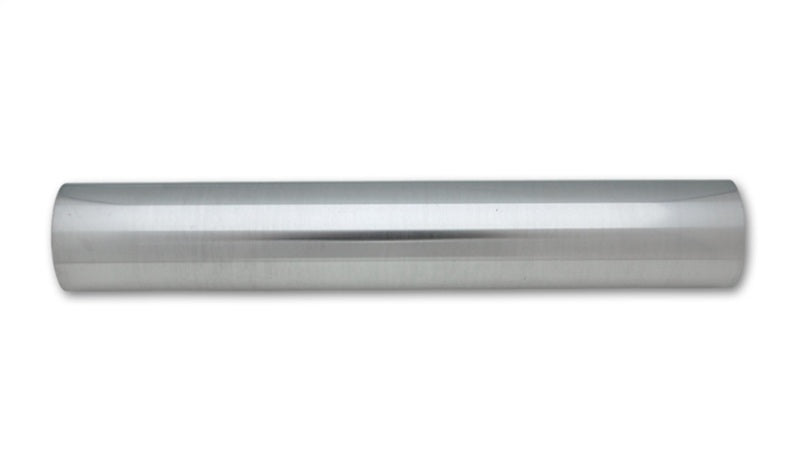 Vibrant 5in OD T6061 Aluminum Straight Tube 18in Long - Polished - eliteracefab.com