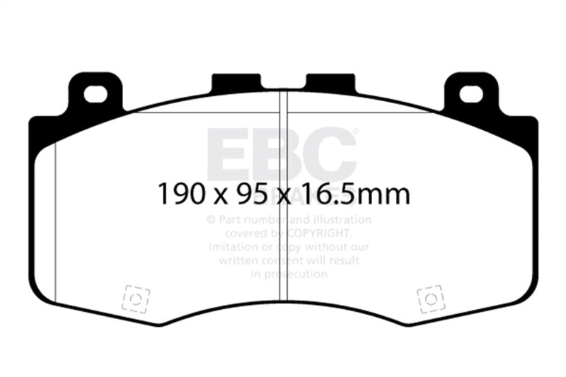 YellowStuff Front Brake Pads - DP42400R EBC
