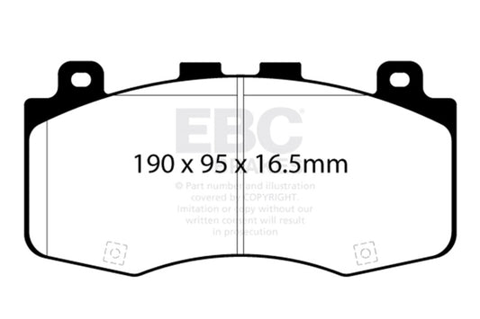 YellowStuff Front Brake Pads - DP42400R EBC