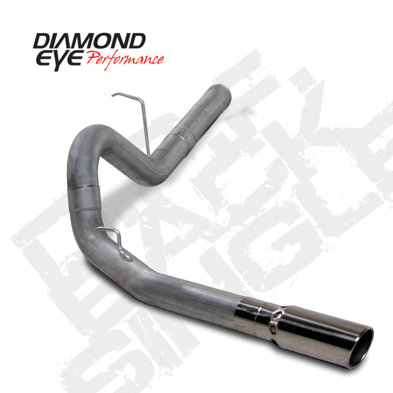 Diamond Eye KIT 4in DPF-BACK SGL SS: 11-12 CHEVY 6.6L 2500/350 Diamond Eye Performance