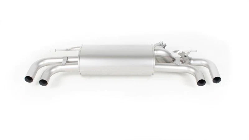 Remus 2014 Volkswagen Golf R Mk VII Axle Back Exhaust w/Front Silencer/Carbon Tail Pipe Set - eliteracefab.com