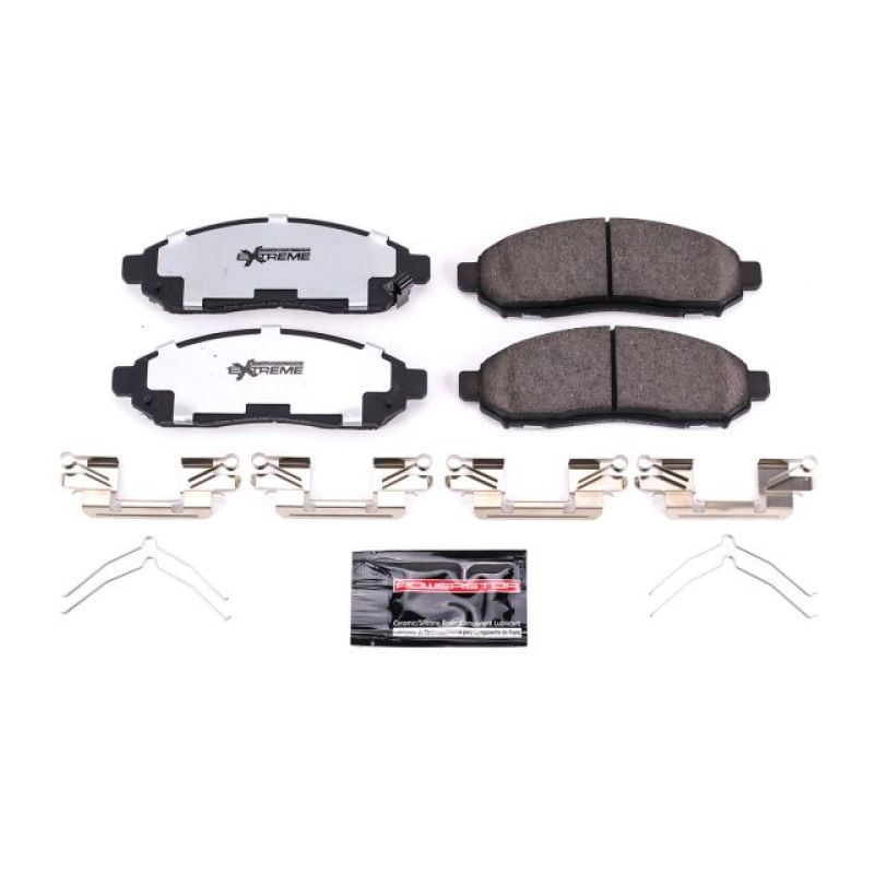 Power Stop 16-18 Chevrolet City Express Front Z36 Truck & Tow Brake Pads w/Hardware - eliteracefab.com