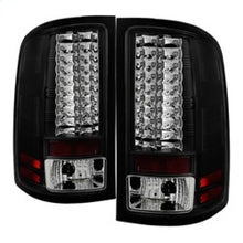 Load image into Gallery viewer, Spyder GMC Sierra 07-13 (Not fit 3500 Dually 4 Rear Wheels)LED Tail Lights Black ALT-YD-GS07-LED-BK - eliteracefab.com