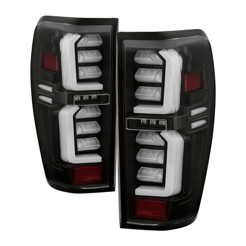 Spyder GMC Sierra 19-20 Incandescent Bulb Model Only LED Tail Lights - Black ALT-YD-GS19-LED-BK - eliteracefab.com