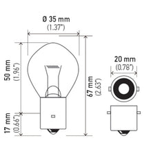 Load image into Gallery viewer, Hella Bulb 660 12V 60W Ba20S B11