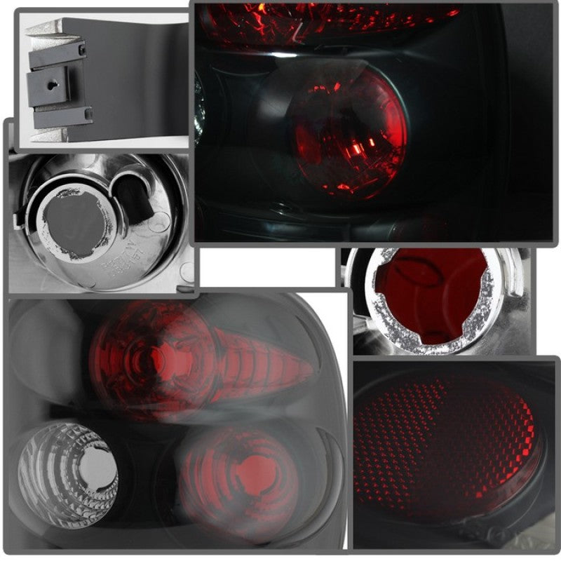 Spyder Chevy Silverado Stepside 99-04 Euro Style Tail Lights Black Smoke ALT-YD-CS99STS-BSM - eliteracefab.com