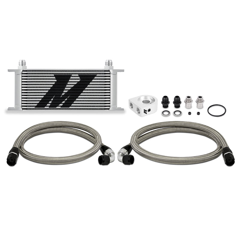 Mishimoto Universal Oil Cooler Kit 16-Row Silver