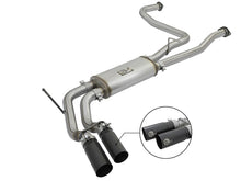 Load image into Gallery viewer, aFe POWER Rebel Series 2-1/2in 409 SS Cat Back Exhaust w/ Black Tips 16-17 Nissan Titan V8 5.6L - eliteracefab.com