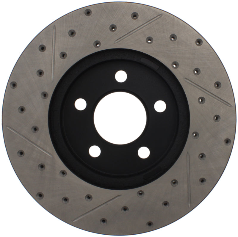 StopTech 03-09 Lincoln Town Car / 03-09 Mercury Grand Marquis Front Left Slotted & Drilled Rotor Stoptech