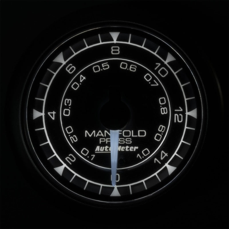 Autometer Chrono 2-1/16in 15PSI Manifold Pressure Gauge 8150