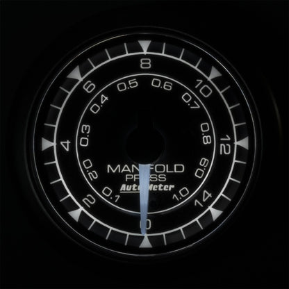 Autometer Chrono 2-1/16in 15PSI Manifold Pressure Gauge 8150