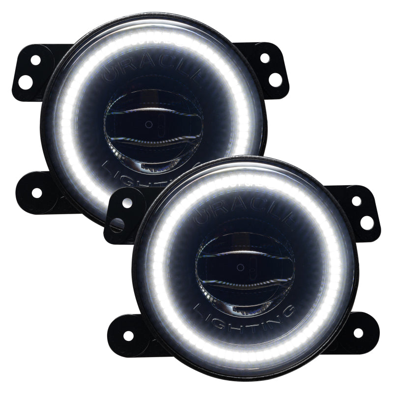 Oracle Jeep Wrangler JK/JL/JT High Performance W LED Fog Lights - White - eliteracefab.com