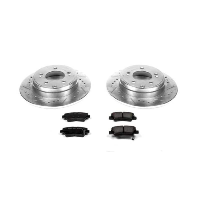 Power Stop 12-17 Hyundai Azera Rear Z23 Evolution Sport Brake Kit - eliteracefab.com