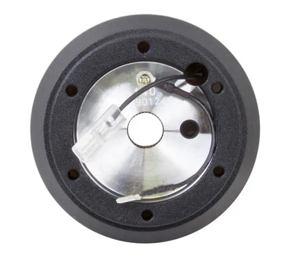 NRG Short Steering Wheel Adaptor Hub Black Nissan 240 | Nissan Skyline - eliteracefab.com