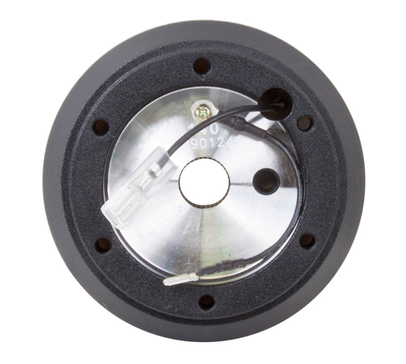 NRG Short Steering Wheel Adaptor Hub Black Nissan 240 | Nissan Skyline - eliteracefab.com