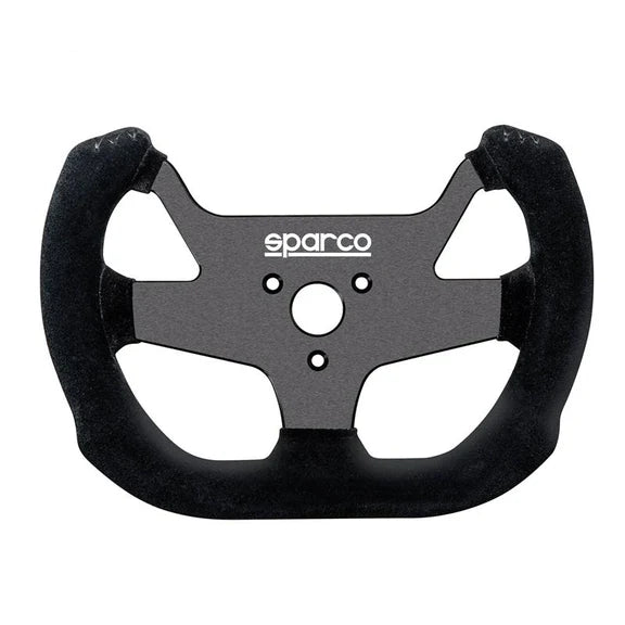 Sparco F10A Suede Black Steering Wheel - eliteracefab.com