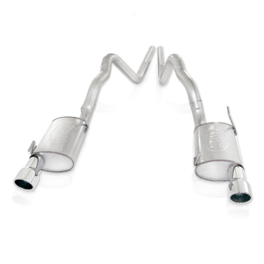 Stainless Works 2007-10 Shelby GT500 3in Catback X-Pipe S-Tube Mufflers Stainless Works