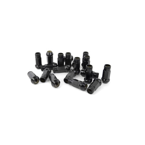 WHEEL MATE MUTEKI SR48 OPEN END LUG NUTS – BLACK 12×1.50 48MM - eliteracefab.com