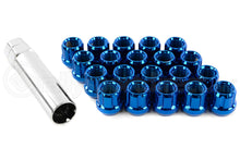 Load image into Gallery viewer, WHEEL MATE MUTEKI OPEN END LUG NUTS – BLUE 12×1.50 - eliteracefab.com