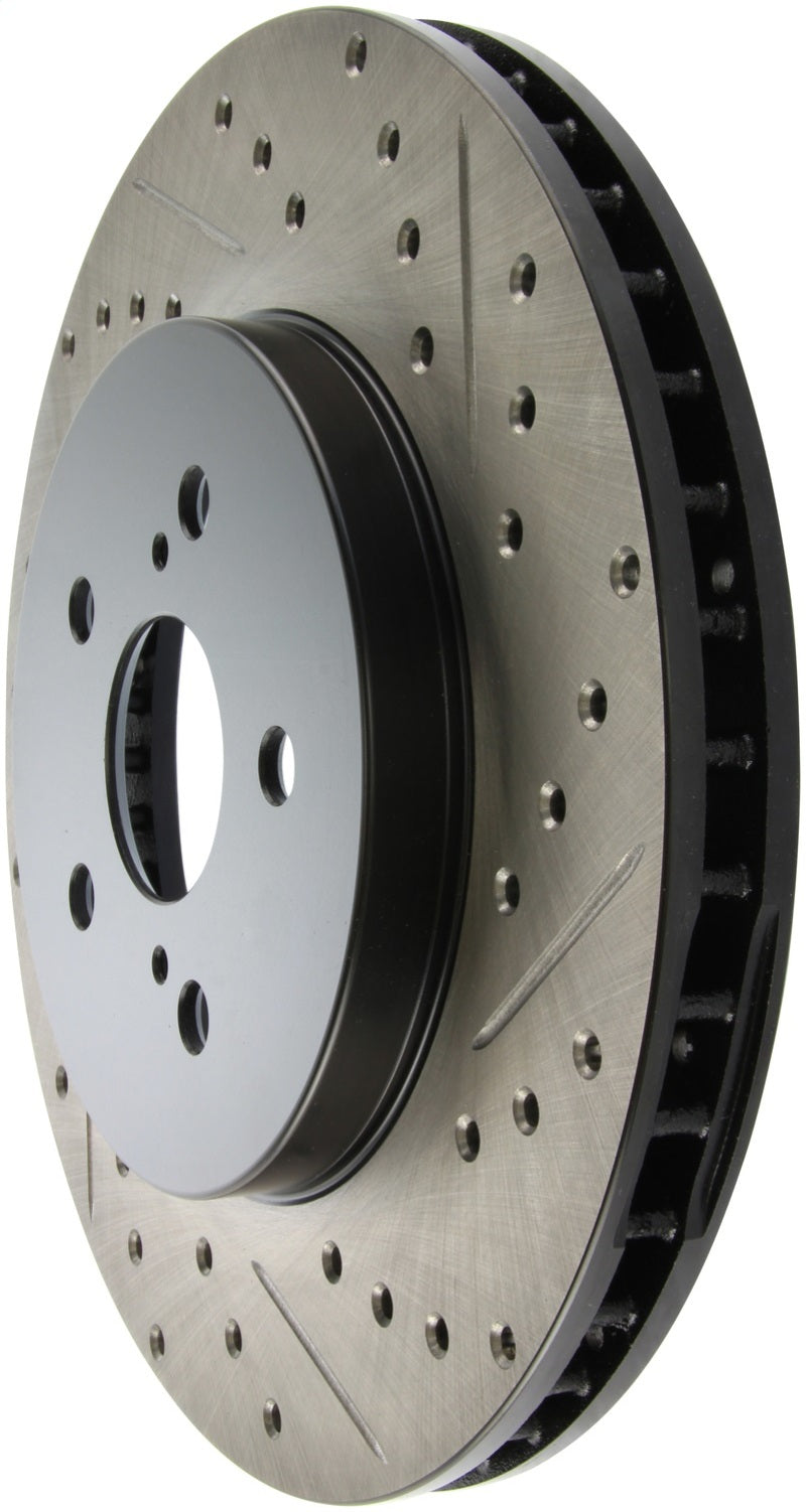 StopTech 04 Lexus RX330 SportStop Slotted & Drilled Left Rear Rotor Stoptech