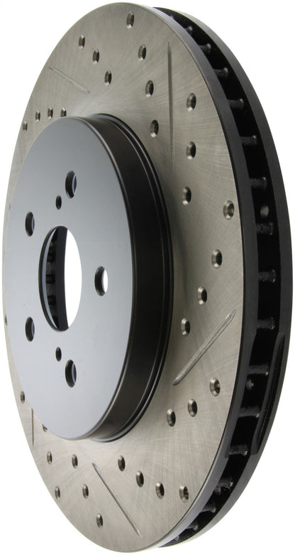 StopTech 04 Lexus RX330 SportStop Slotted & Drilled Left Rear Rotor Stoptech