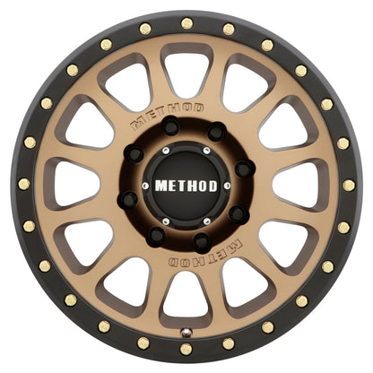 Method MR305 NV HD 18x9 +18mm Offset 8x170 130.81mm CB Method Bronze/Black Street Loc Wheel - eliteracefab.com