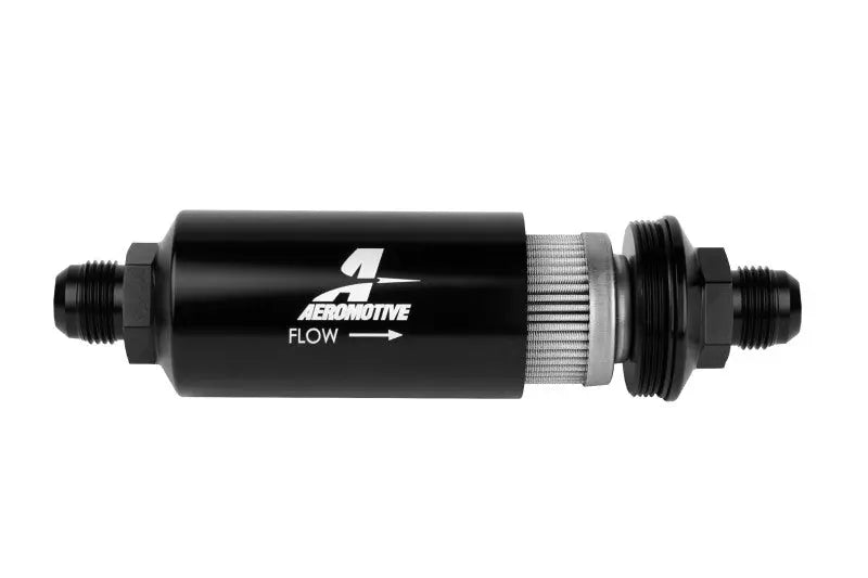 Aeromotive Fuel Filter 100 Micron AN-10 Male Black - eliteracefab.com