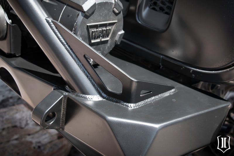 ICON 2018+ Jeep Wrangler JL / 2020+ Jeep Wrangler JT Pro Series Front Bumper w/Bar/Tabs ICON