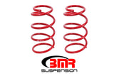 BMR 07-14 Shelby GT500 Front Drag Version Lowering Springs - Red