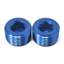 Load image into Gallery viewer, Russell Performance 1/8in Allen Socket Pipe Plug (Blue)