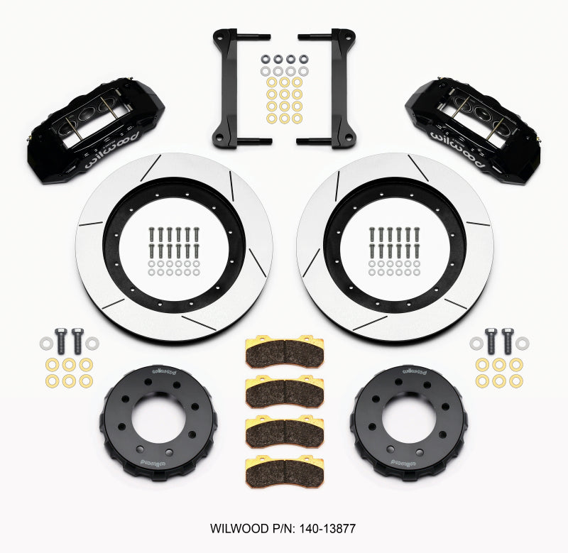 Wilwood TX6R Front Kit 16.00in Black 1999-2010 GM H2 Truck/SUV 2500 Wilwood