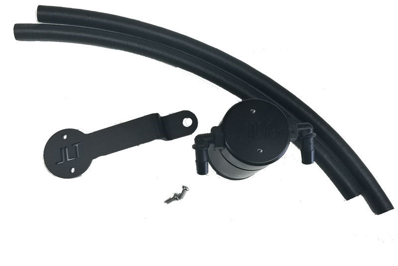 J&L 13-18 Ford Fusion 2.0L EcoBoost Passenger Side Oil Separator 3.0 - Black Anodized - eliteracefab.com