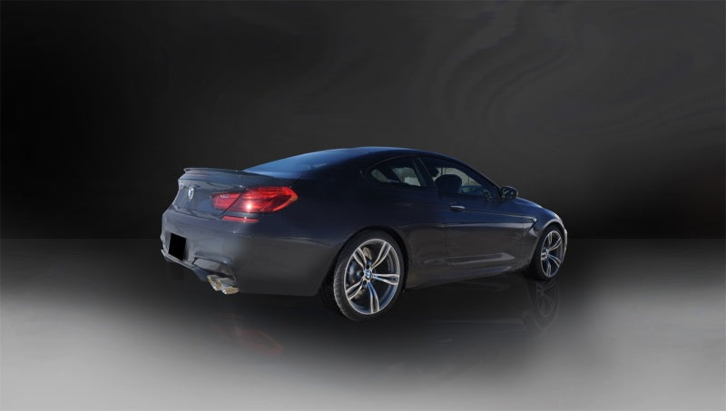 Corsa 12-15 BMW M6 F12 / F13 / F06 Polished Sport Axle-Back Exhaust CORSA Performance