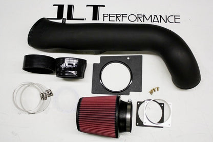 JLT 03-04 Ford Mustang SVT Cobra Black Textured Cold Air Intake Kit w/Red Filter - eliteracefab.com