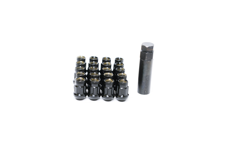 WHEEL MATE MONSTER LUG 35 SHORT LUG NUT SET OF 20 – BLACK 14×1.50 - eliteracefab.com