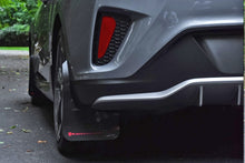 Load image into Gallery viewer, Rally Armor 2019+ Hyundai Veloster Turbo R-Spec UR Black Mud Flap w/ Red Logo - eliteracefab.com