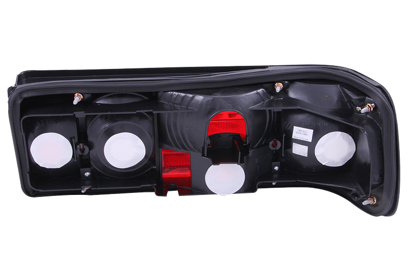 ANZO 1986-1991 Mercedes Benz S Class W126 Taillights Red/Clear - eliteracefab.com