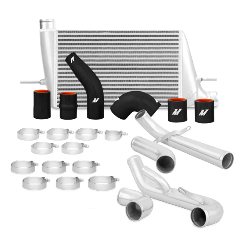 Mishimoto 08+ Mitsubishi Evo X Front-Mount Intercooler Kit - Silver - eliteracefab.com