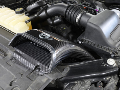 aFe Quantum Cold Air Intake System Scoop 18-20 Ford F150 EcoBoost V6-3.5L/2.7L - Carbon Fiber - eliteracefab.com