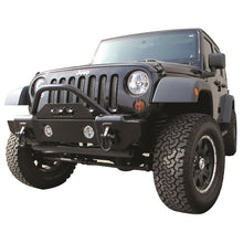 Load image into Gallery viewer, Rampage 2007-2018 Jeep Wrangler(JK) Recovery Bumper Stubby Front - Black - eliteracefab.com