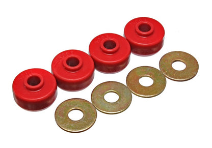 Energy Suspension 84-96 Chevy Corvette Red Spring Cushions for Rear Leaf Spring Bushing Set - eliteracefab.com