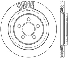 Load image into Gallery viewer, StopTech Slotted &amp; Drilled Sport Brake Rotor - 2015 Ford Mustang GT - Rear Left - eliteracefab.com