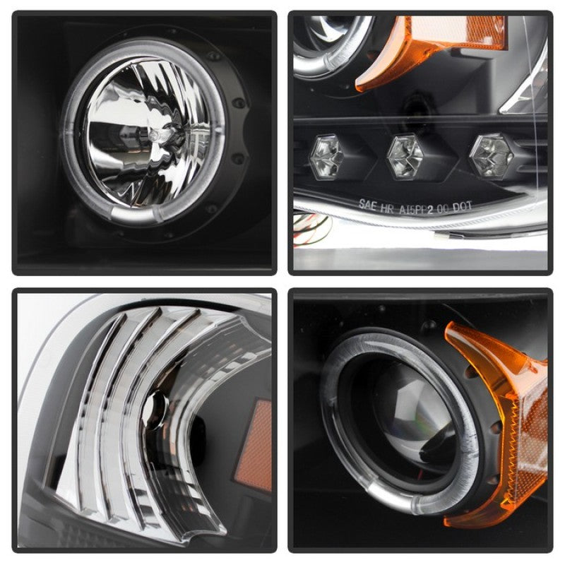 Spyder Dodge Ram 1500 02-05/Ram 2500 03-05 Projector Headlights LED Halo LED Blk PRO-YD-DR02-HL-BK - eliteracefab.com