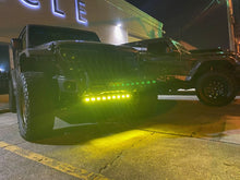 Load image into Gallery viewer, ORACLE Lighting 2019+ Jeep Wrangler JL / Gladiator JT Skid Plate w/ Integrated LED Emitters - Yellow - eliteracefab.com