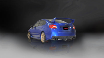 Corsa 2015 Subaru WRX Cat Back Exhaust, Black Quad 3.5in Tips *Sport* - eliteracefab.com