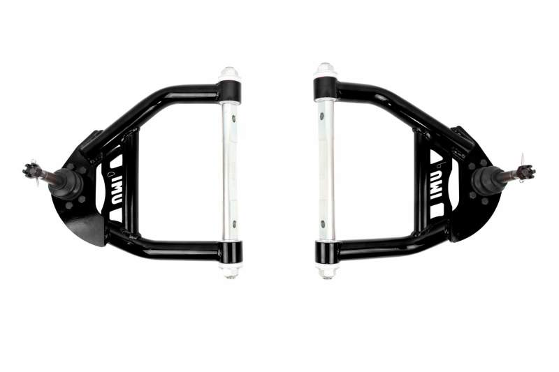 UMI Performance 64-72 GM A-Body Tubular Upper & Lower Front A-Arm Kit - Black - eliteracefab.com