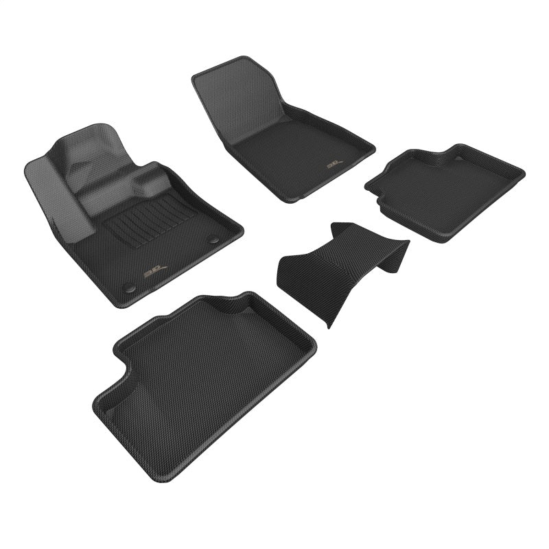 3D Maxpider L1VV04501509 2023+ Volvo C40 Recharge Kagu Floor Mat- Black R1 R2 R3